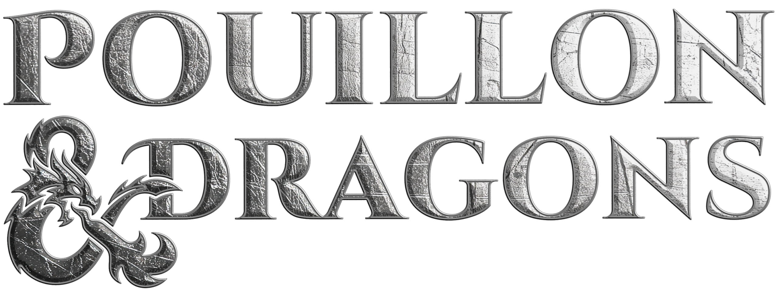 Pouillon&Dragons-logo-metal